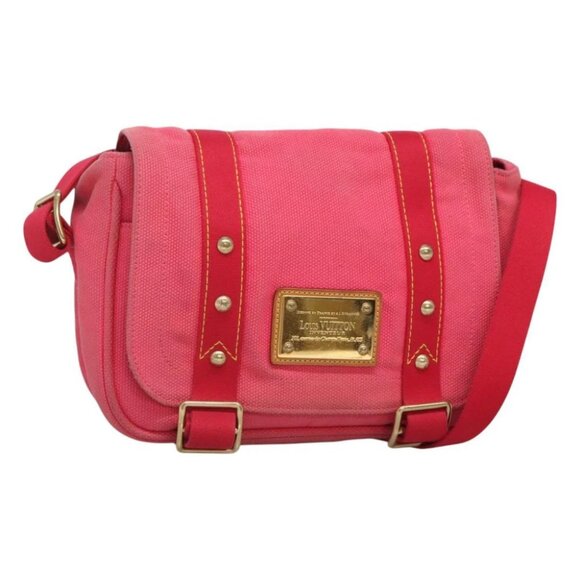 LOUIS VUITTON Antigua Busas PM Shoulder Bag Pink - Picture 1 of 16